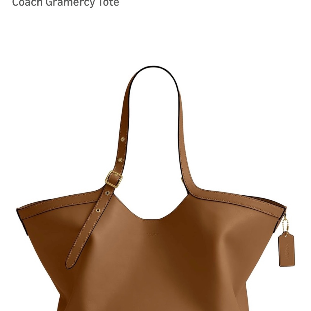 Coach Tan Leather Tote Bag